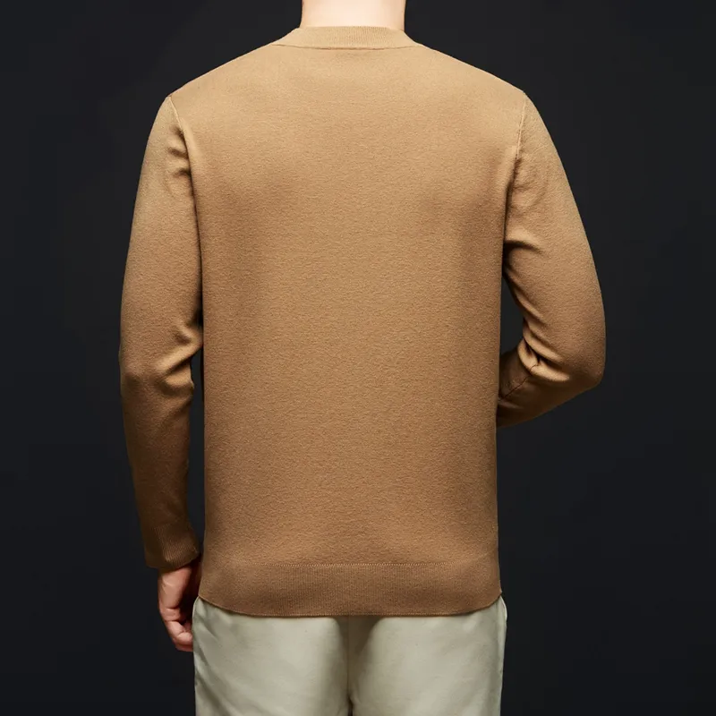 PIERRE CARDIN Sweater Men's Light Tea Brown-3