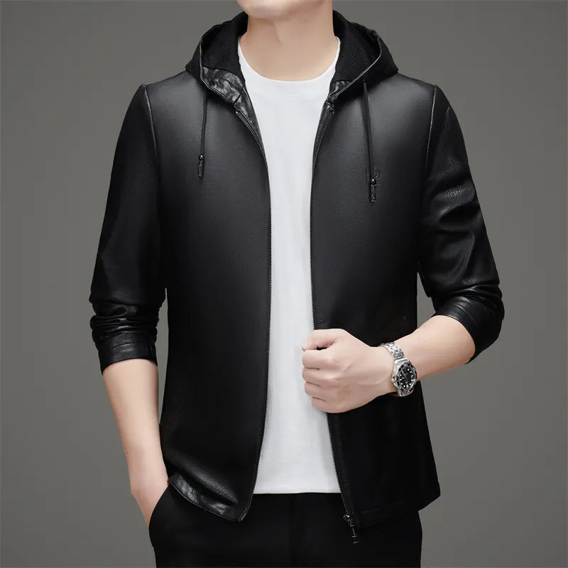 PIERRE CARDIN Leather Jacket Men's-2
