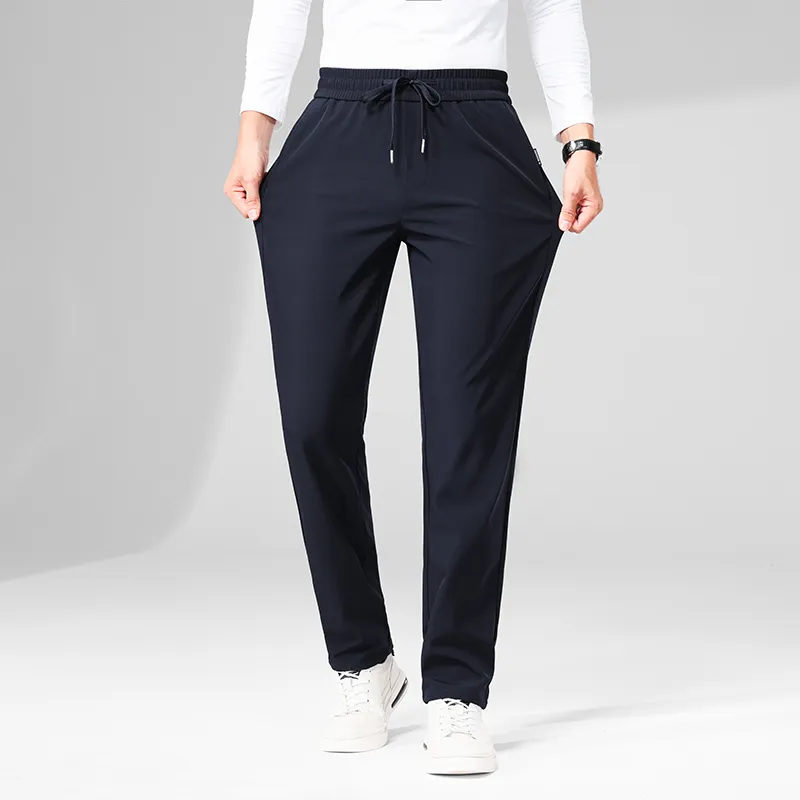 PIERRE CARDIN Casual Pants Men's Black-6