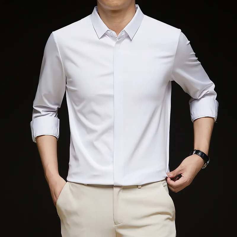 PIERRE CARDIN Shirt Men's Burgundy-3