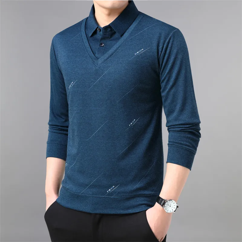 PIERRE CARDIN Sweater Men's Cyan Blue-2