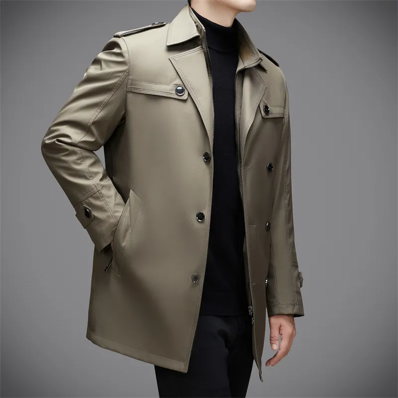 PIERRE CARDIN Trench Coat Men's-3
