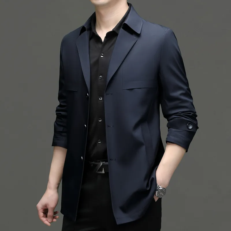 PIERRE CARDIN Trench Coat Men's-4