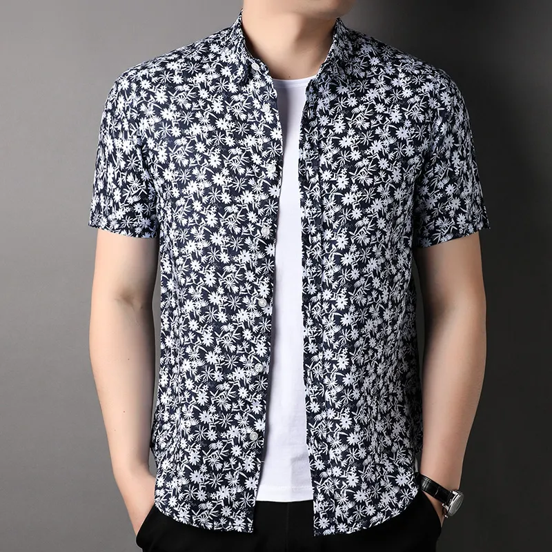 PIERRE CARDIN Shirts Men Black White-4