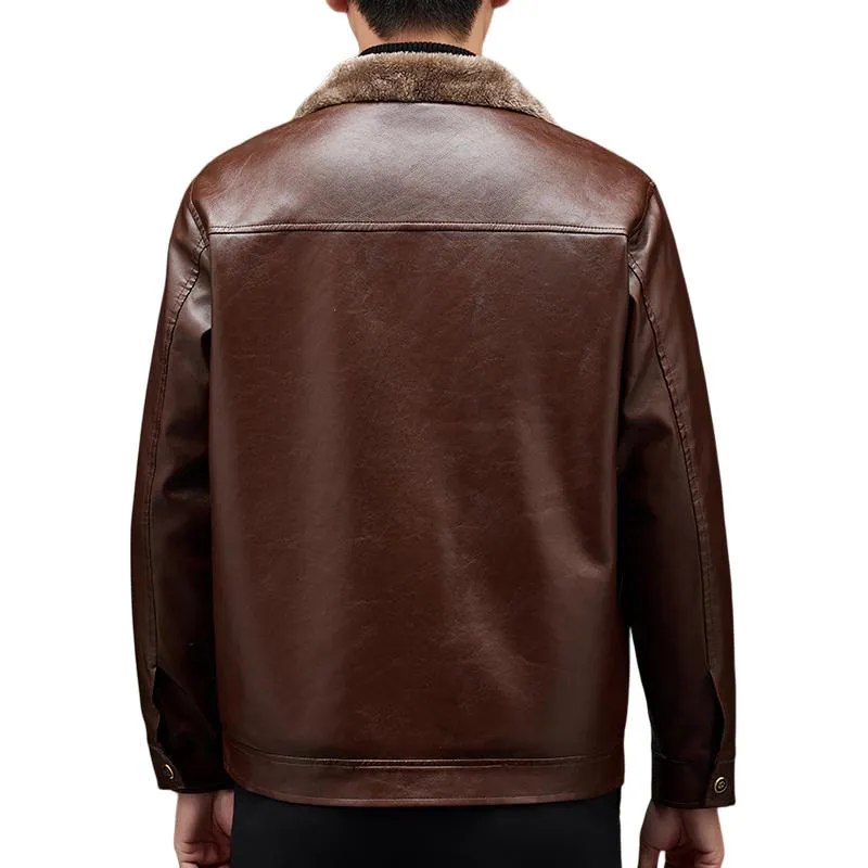 PIERRE CARDIN Leather Jacket Men's-2