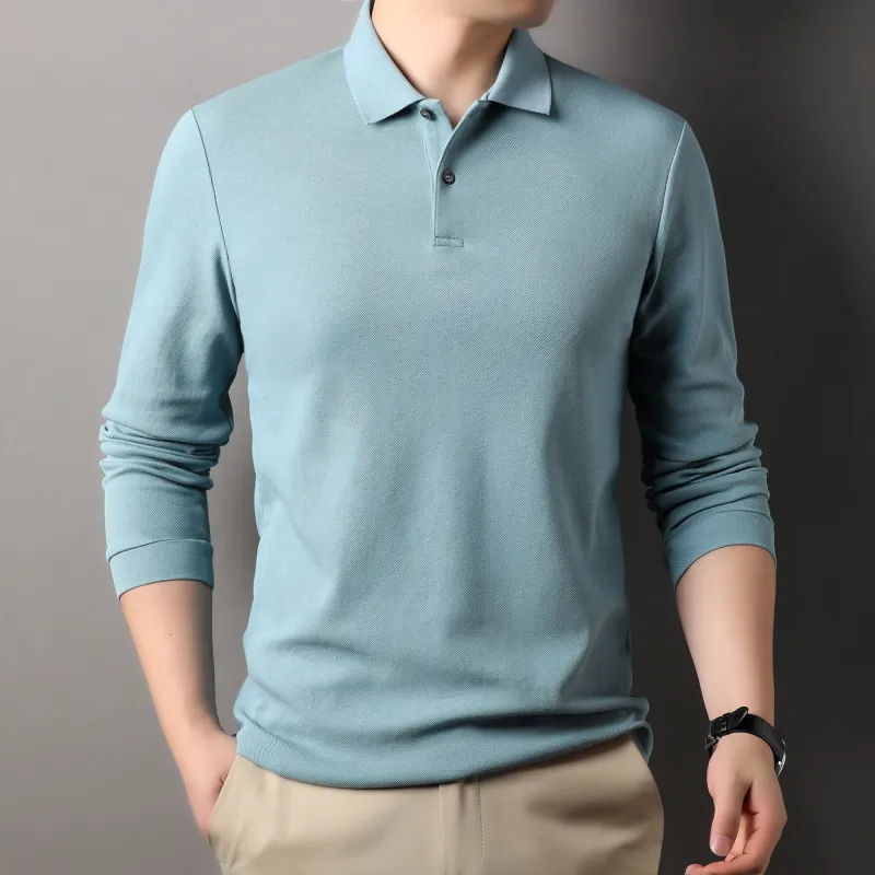 PIERRE CARDIN Polo Shirt Men's Turquoise-2