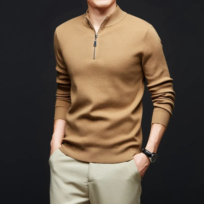 PIERRE CARDIN Sweater Men's Rose Chestnut-5
