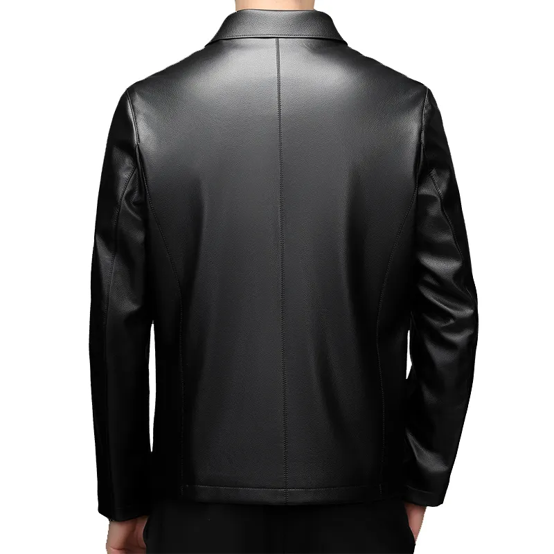 PIERRE CARDIN Leather Jacket Men's-3
