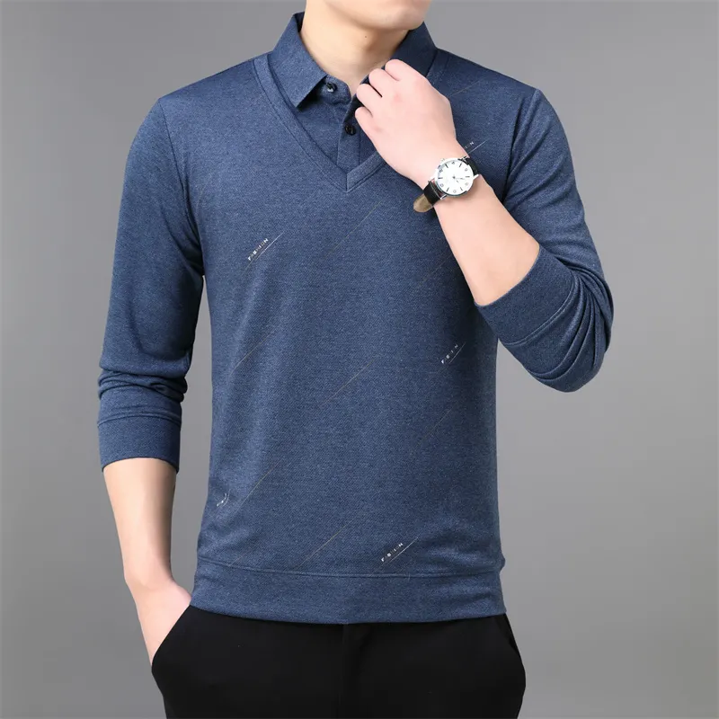 PIERRE CARDIN Sweater Men's Cyan Blue-6