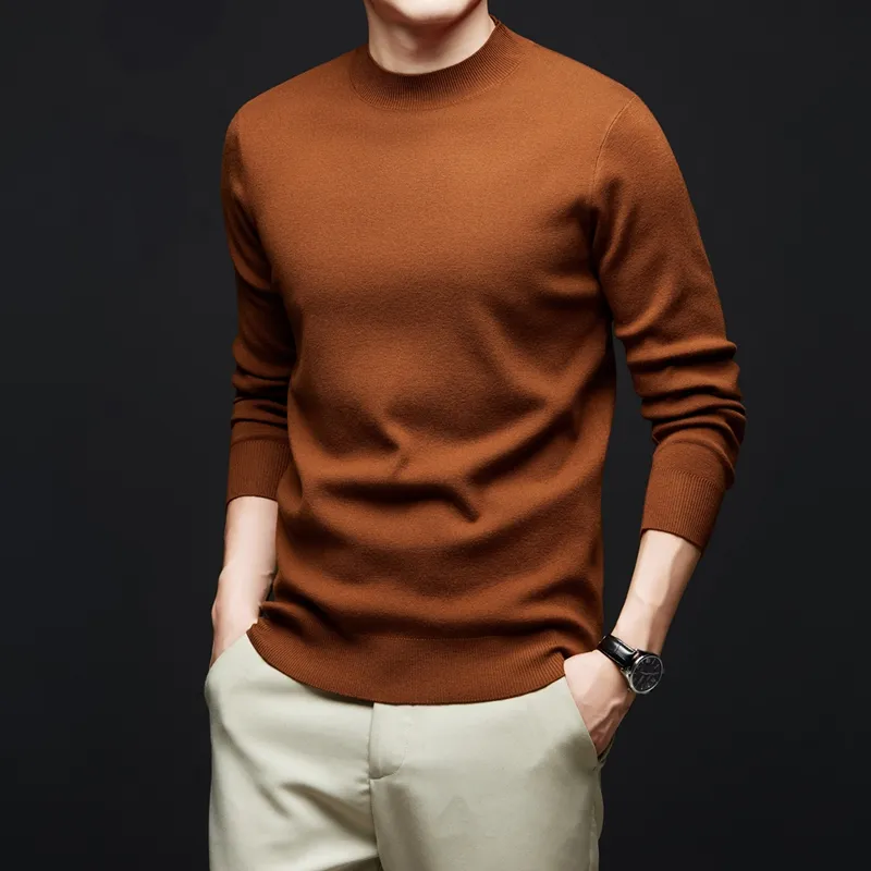 PIERRE CARDIN Sweater Men's Light Tea Brown-14