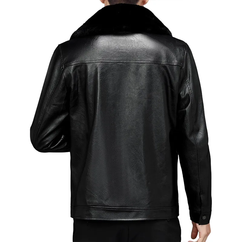 PIERRE CARDIN Leather Jacket Men's-1