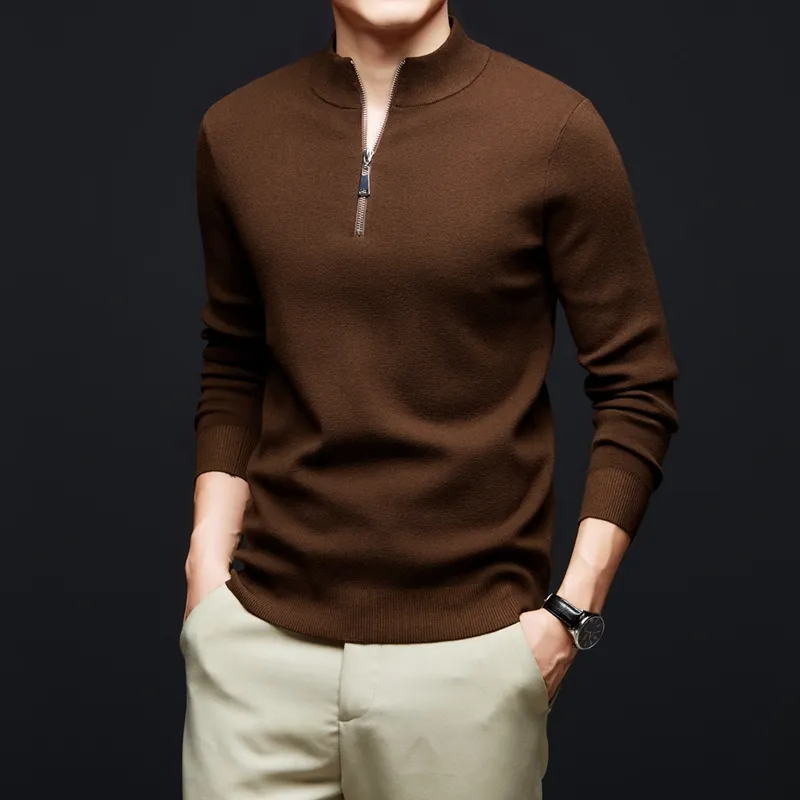 PIERRE CARDIN Sweater Men's Rose Chestnut-17