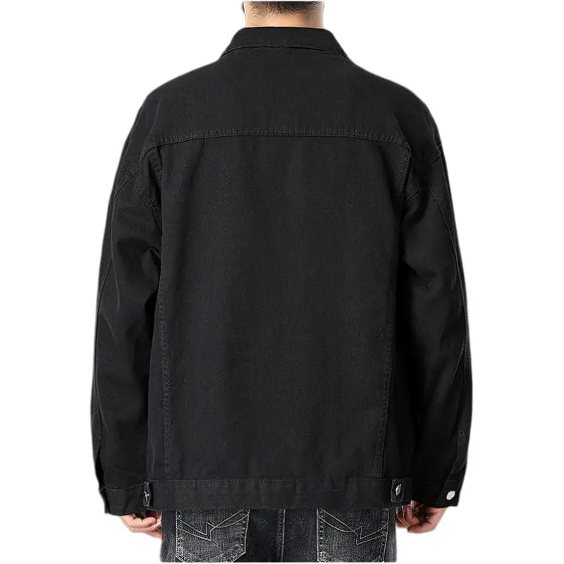 PIERRE CARDIN Denim Jacket Men's Black-1
