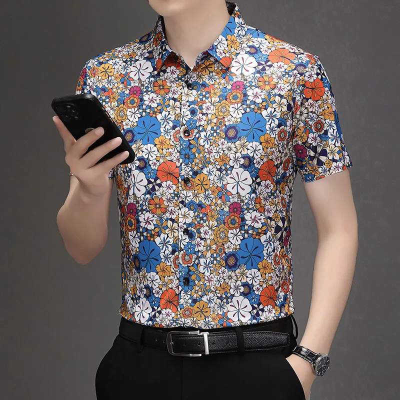 PIERRE CARDIN Shirts Men Blue-2