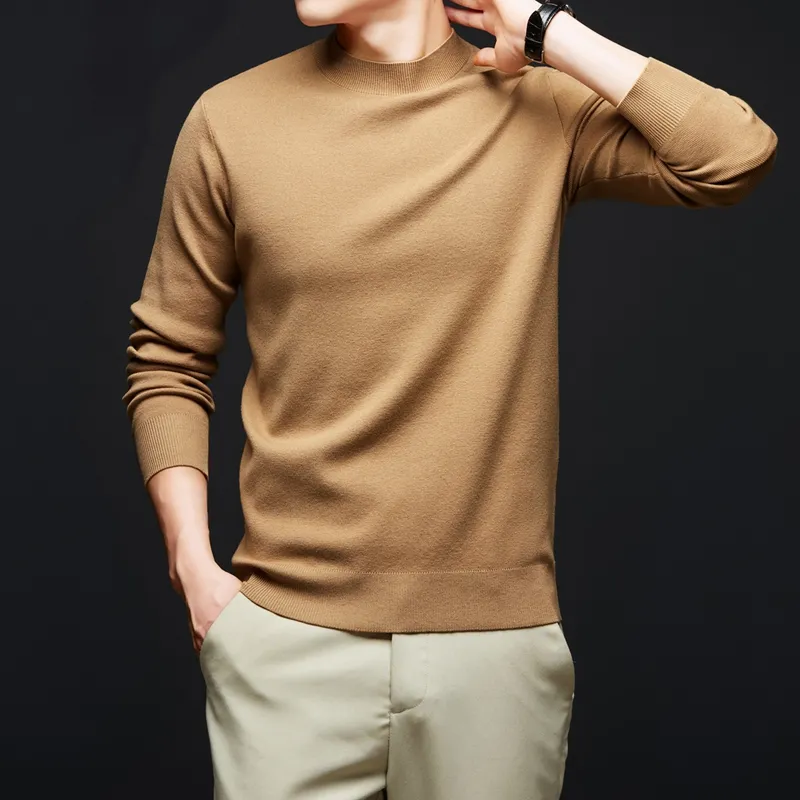 PIERRE CARDIN Sweater Men's Light Tea Brown-2