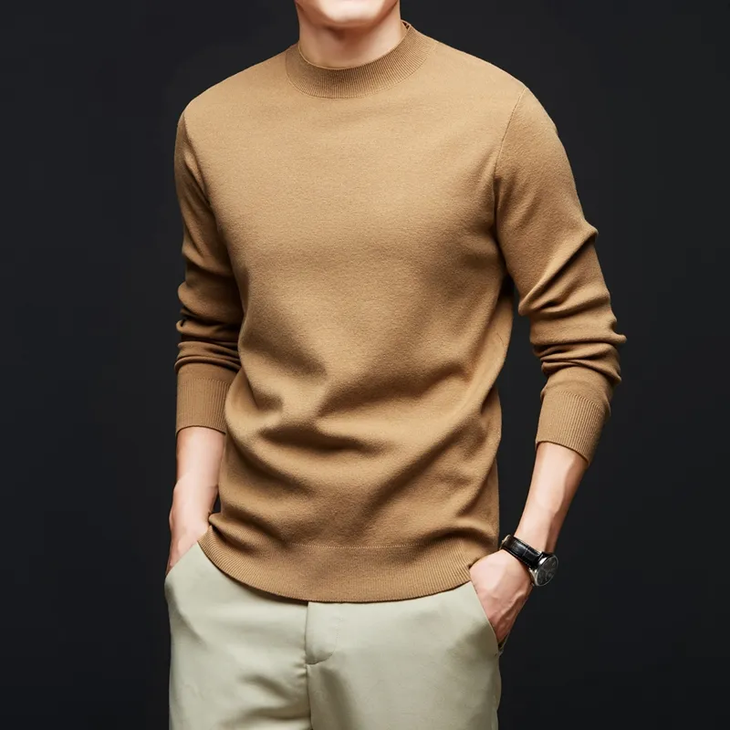 PIERRE CARDIN Sweater Men's Light Tea Brown-1