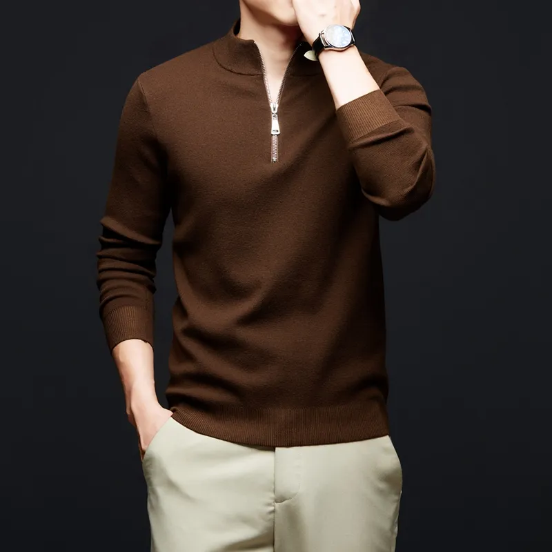 PIERRE CARDIN Sweater Men's Rose Chestnut-18
