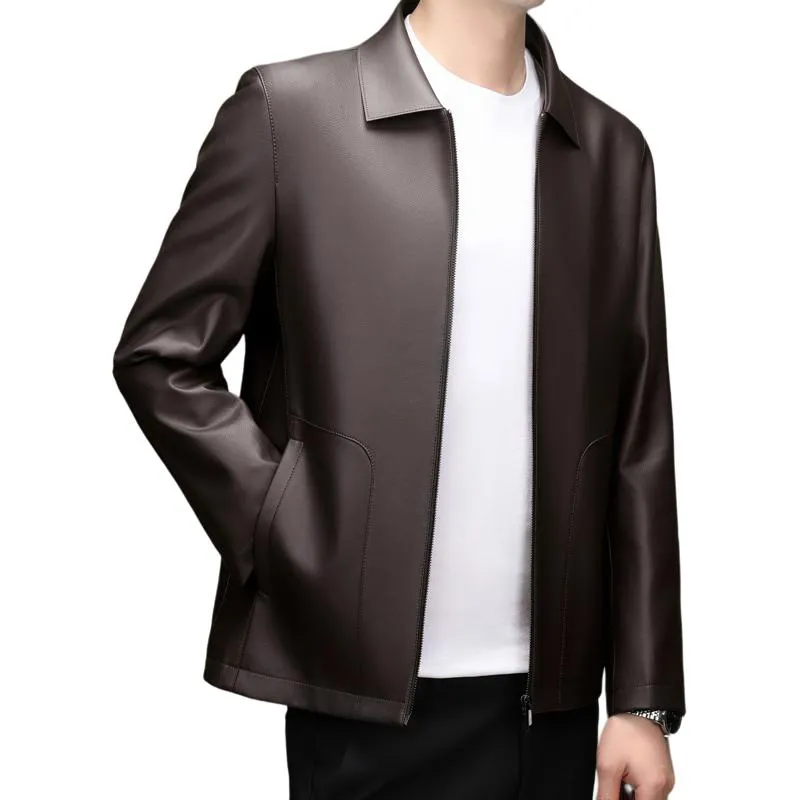 PIERRE CARDIN Leather Jacket Men's-12