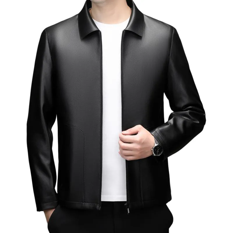 PIERRE CARDIN Leather Jacket Men's-2