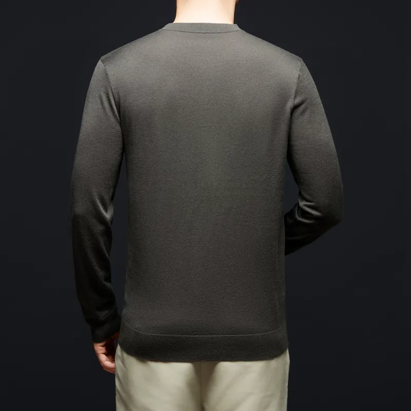 PIERRE CARDIN Sweater Men's Han Gray Brown-1