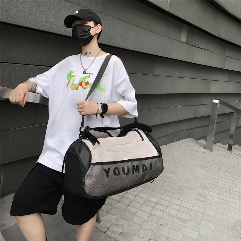 MTribe Nylon With Oxford Travel Bag Unisex Multicolor-21