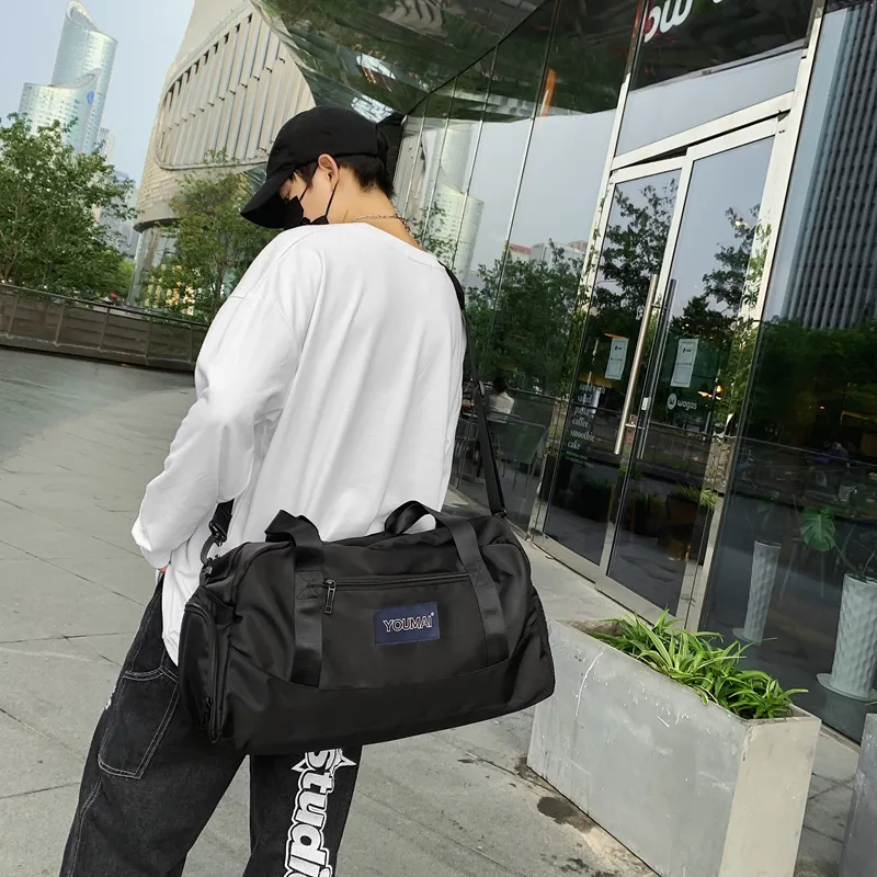 MTribe Nylon With Oxford Travel Bag Unisex Multicolor-18