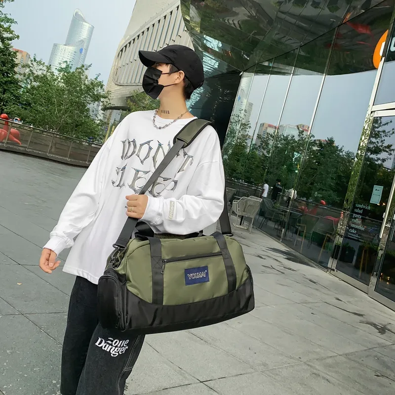 MTribe Nylon With Oxford Travel Bag Unisex Multicolor-39