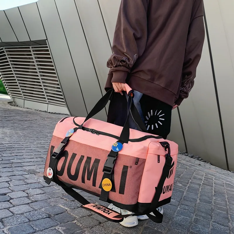 MTribe Oxford Travel Bag Unisex Black/Yellow/Pink/Gray/Red/Turquoise/Army Green-20