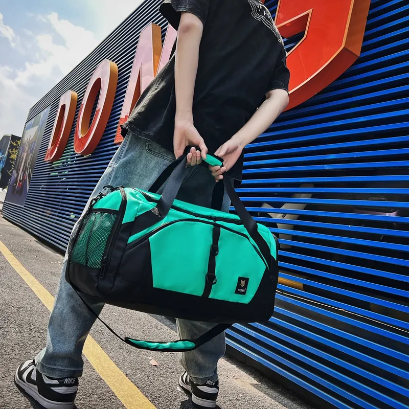 MTribe Nylon Travel Bag Unisex Multicolor-4