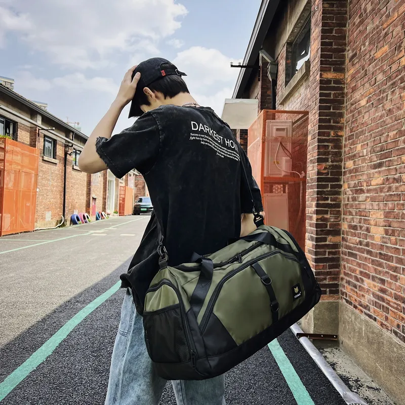MTribe Nylon Travel Bag Unisex Multicolor-44