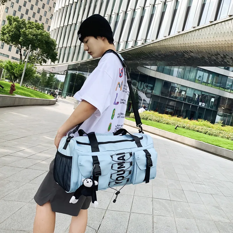 MTribe Nylon Travel Bag Unisex Multicolor-4