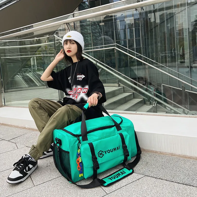 MTribe Nylon Travel Bag Unisex Multicolor-12