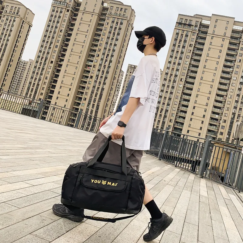 MTribe Nylon With Oxford Travel Bag Unisex Multicolor-16