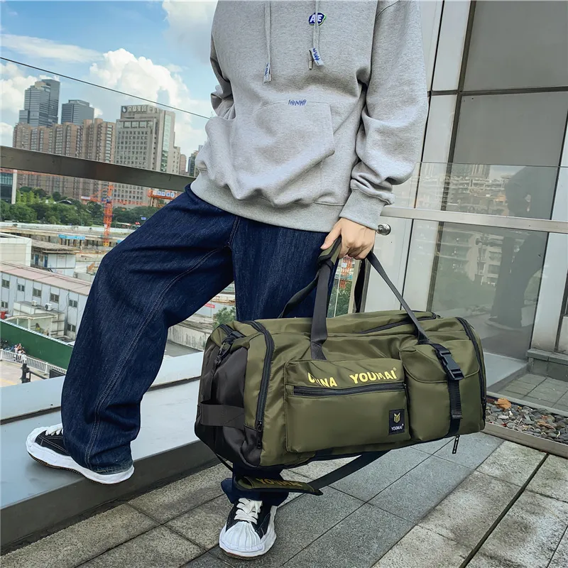 MTribe Nylon Travel Bag Unisex Multicolor-5