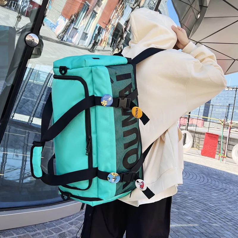 MTribe Oxford Travel Bag Unisex Black/Yellow/Pink/Gray/Red/Turquoise/Army Green-45