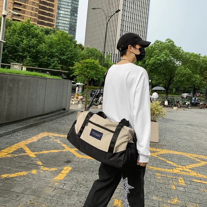 MTribe Nylon With Oxford Travel Bag Unisex Multicolor-22