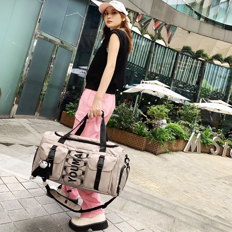 MTribe Nylon Travel Bag Unisex Multicolor-33