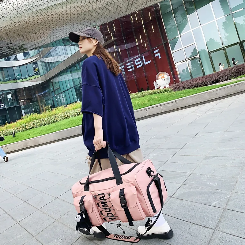 MTribe Nylon Travel Bag Unisex Multicolor-26
