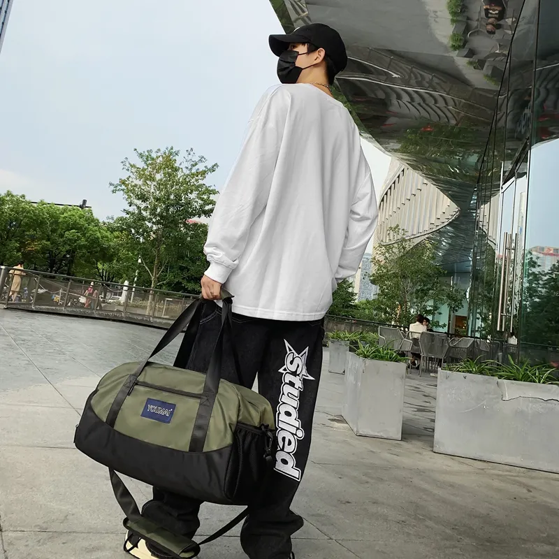 MTribe Nylon With Oxford Travel Bag Unisex Multicolor-38