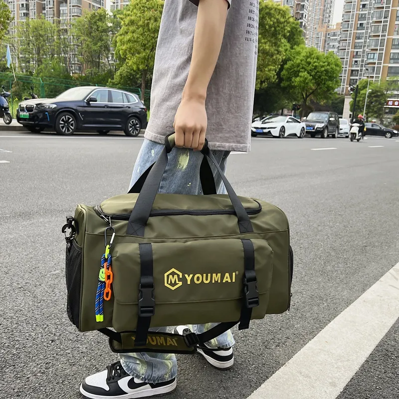 MTribe Nylon Travel Bag Unisex Multicolor-2