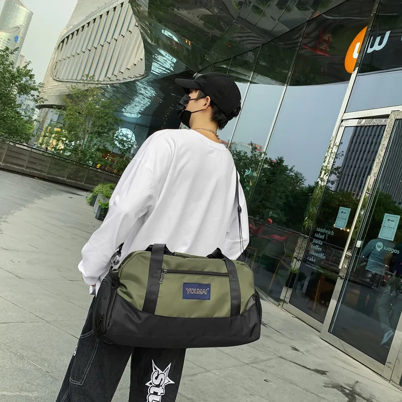 MTribe Nylon With Oxford Travel Bag Unisex Multicolor-37