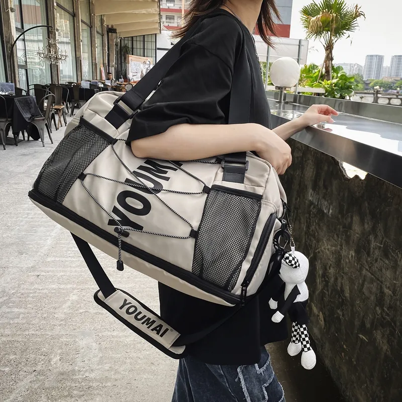 MTribe Nylon Gym Bag Unisex Multicolor-36