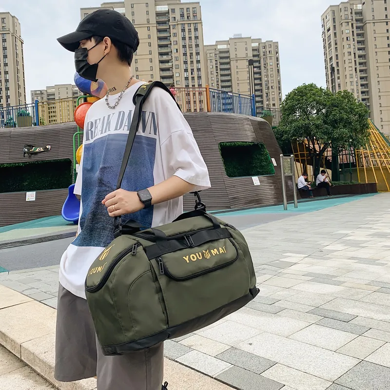 MTribe Nylon With Oxford Travel Bag Unisex Multicolor-33