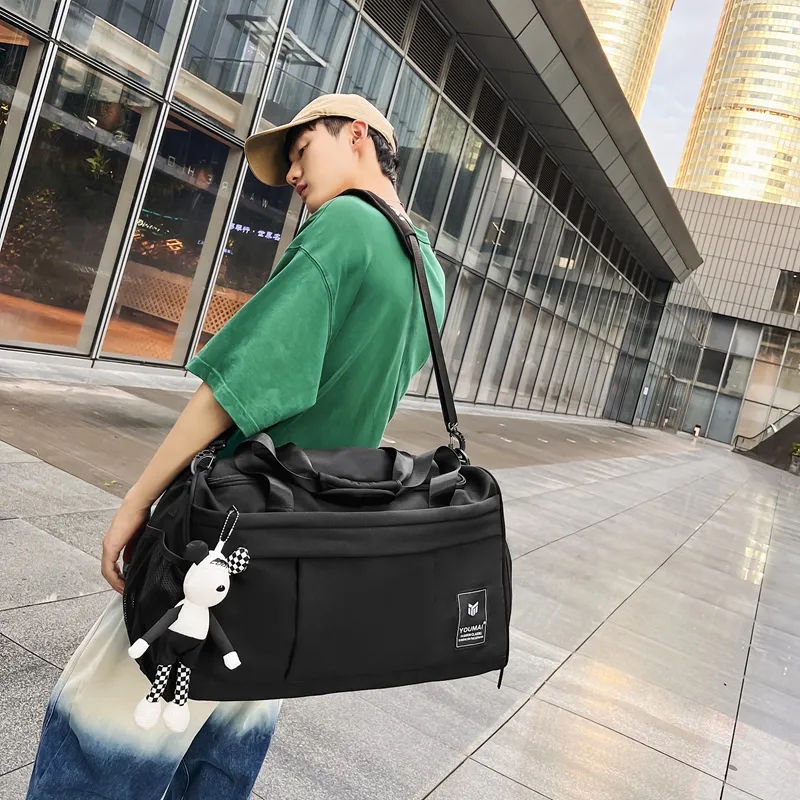 MTribe Nylon Travel Bag Unisex Multicolor-15