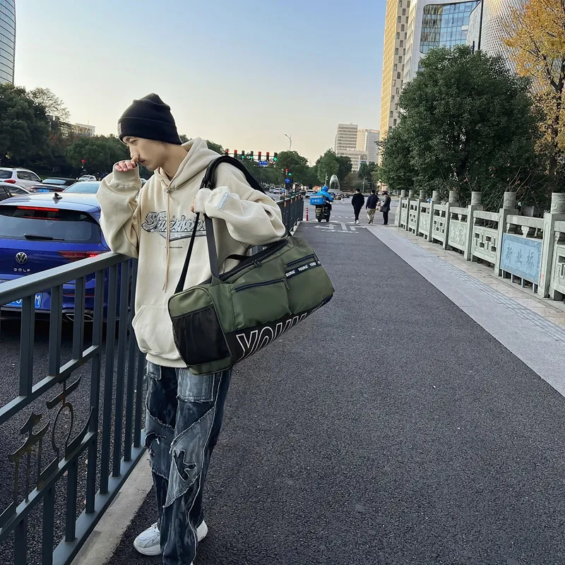 MTribe Nylon Travel Bag Unisex Multicolor-31