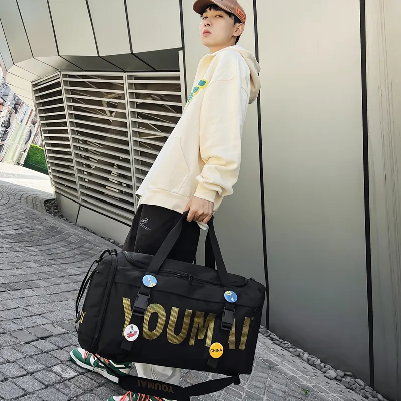 MTribe Oxford Travel Bag Unisex Black/Yellow/Pink/Gray/Red/Turquoise/Army Green-4