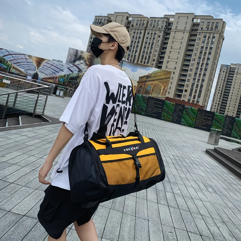 MTribe Nylon Travel Bag Unisex Multicolor-15