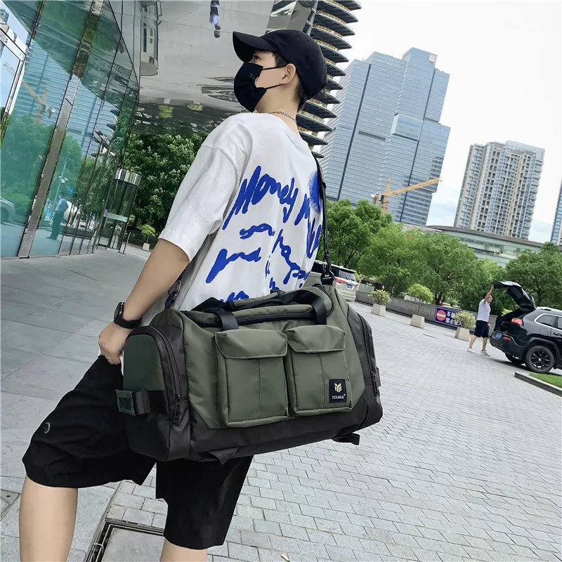 MTribe Nylon Travel Bag Unisex Multicolor-17