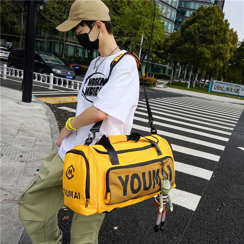 MTribe Nylon Travel Bag Unisex Multicolor-4