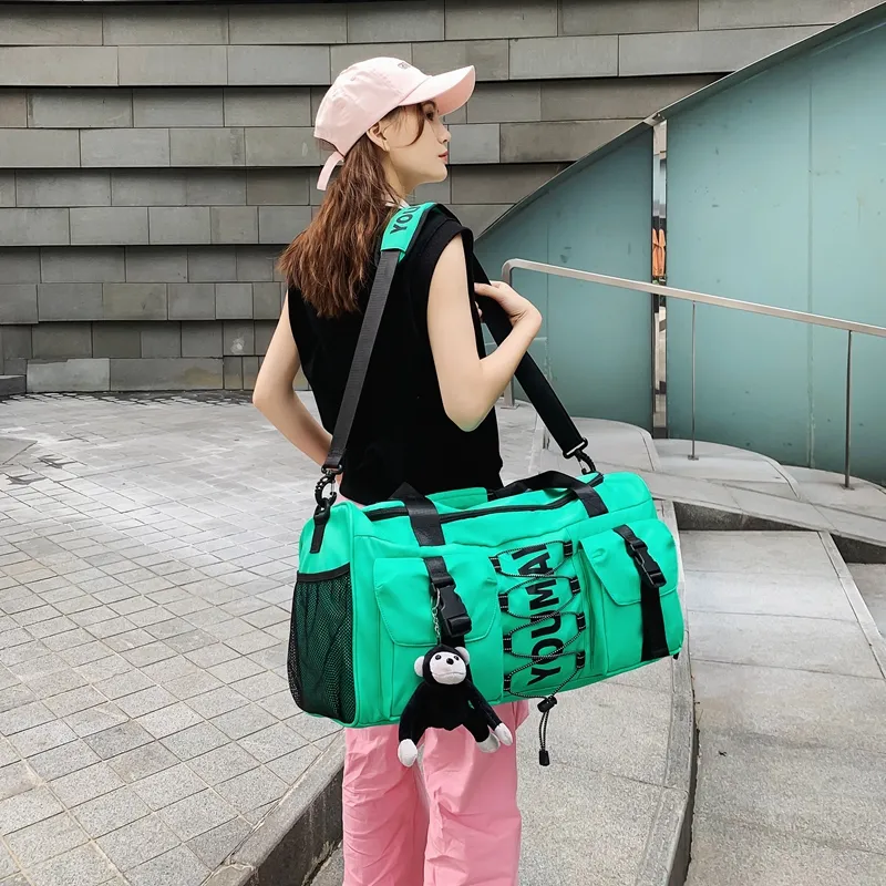 MTribe Nylon Travel Bag Unisex Multicolor-36